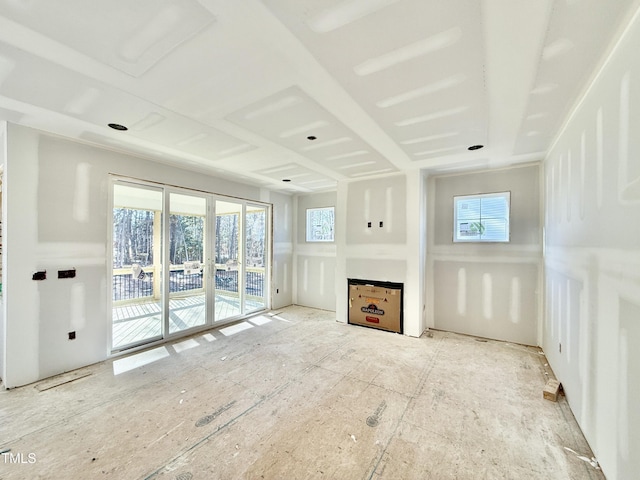 view of unfurnished living room