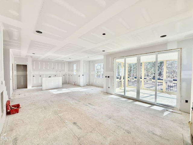 view of unfurnished living room