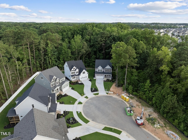 2625 Silver Gate Ct, Wake Forest, NC 27587 - aerial view of residential area featuring a forest