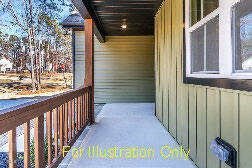 balcony featuring radiator heating unit