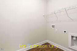 laundry room with washer hookup and electric dryer hookup