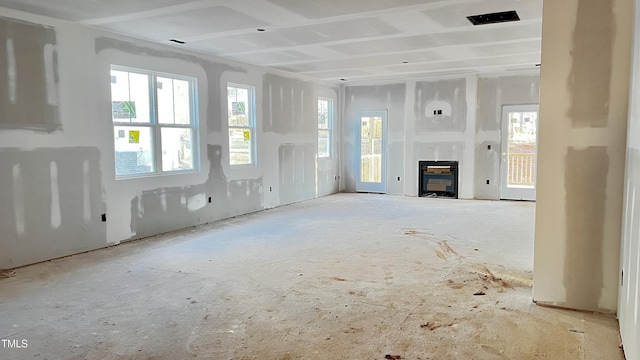 view of unfurnished living room