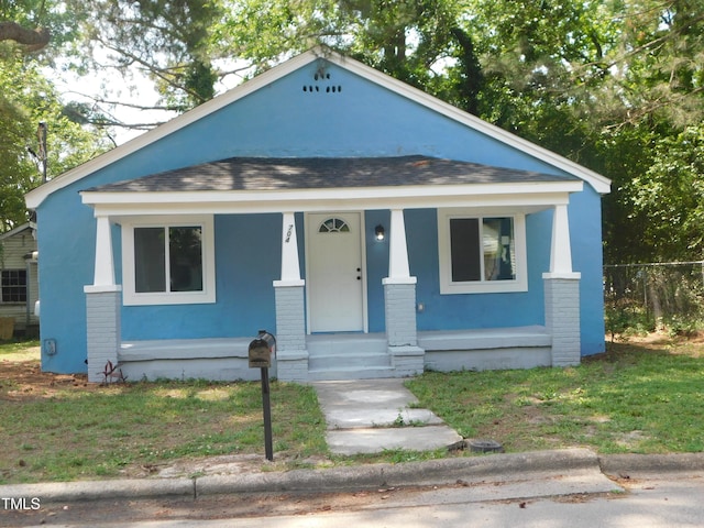 bungalow-style house featuring a porch