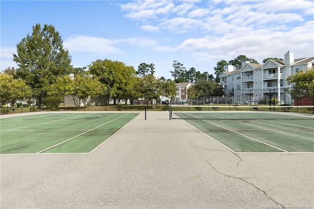 view of sport court