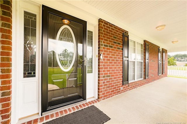 view of entrance to property