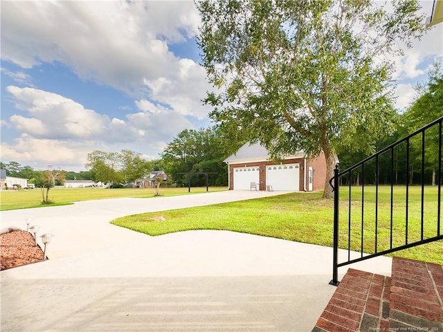 surrounding community featuring a lawn