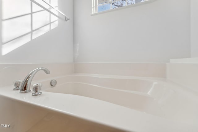 bathroom with a tub