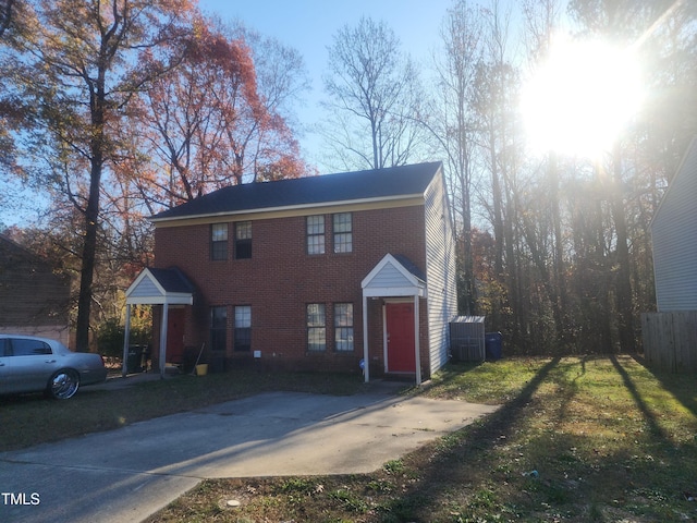 view of front of property