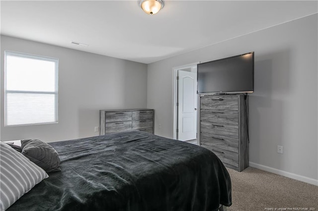 bedroom featuring carpet floors