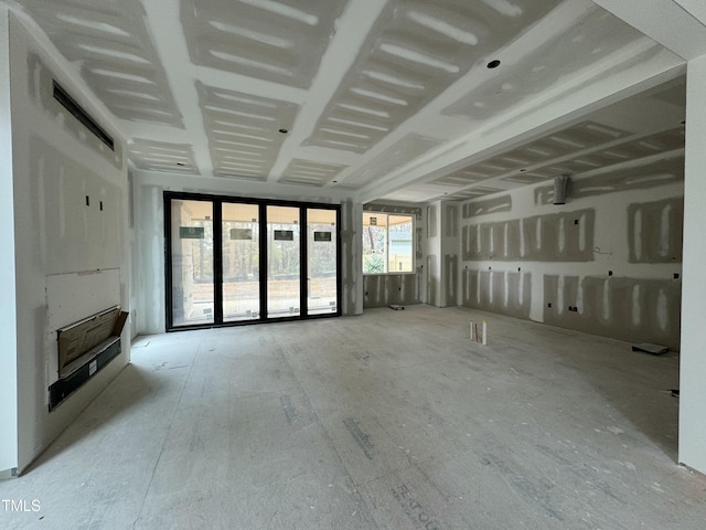 view of unfurnished living room