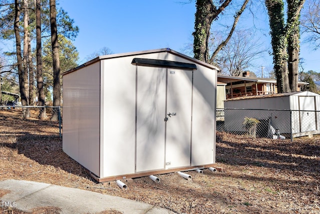 view of outbuilding