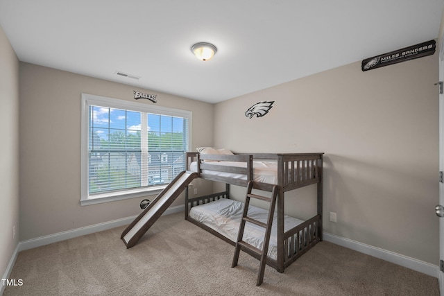 bedroom featuring carpet flooring