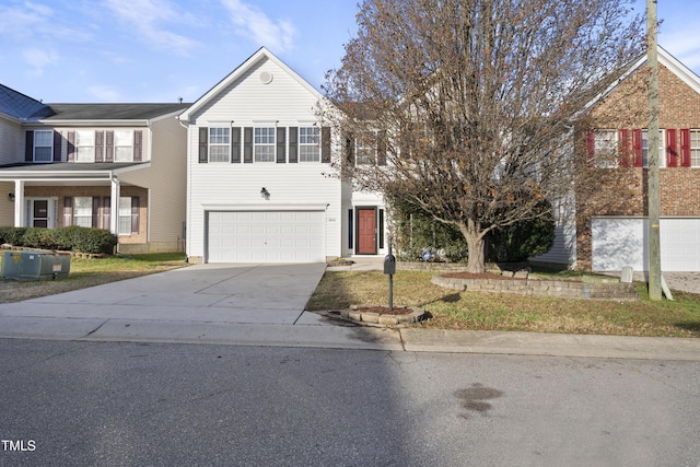 front facade featuring a garage