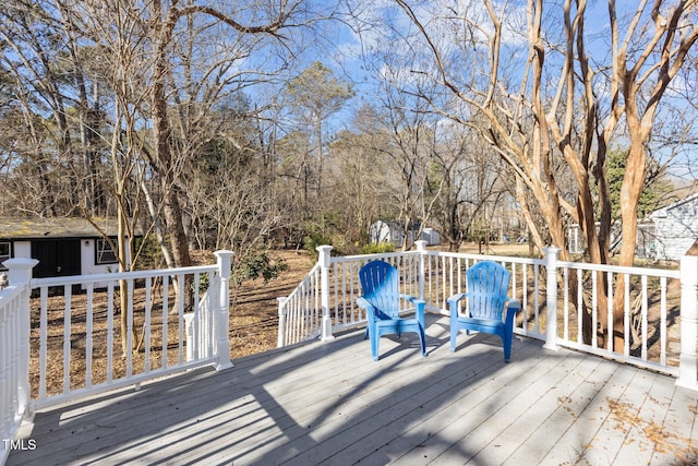 view of deck