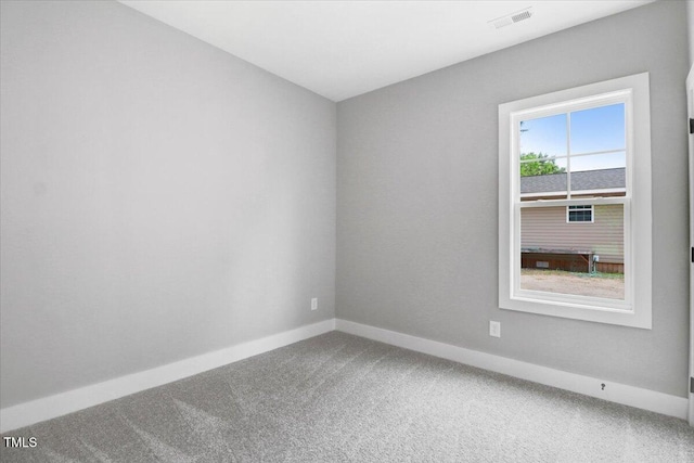 empty room with carpet floors