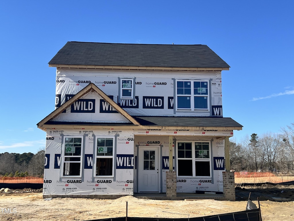 view of property in mid-construction