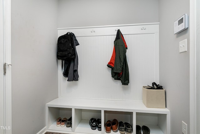 view of mudroom