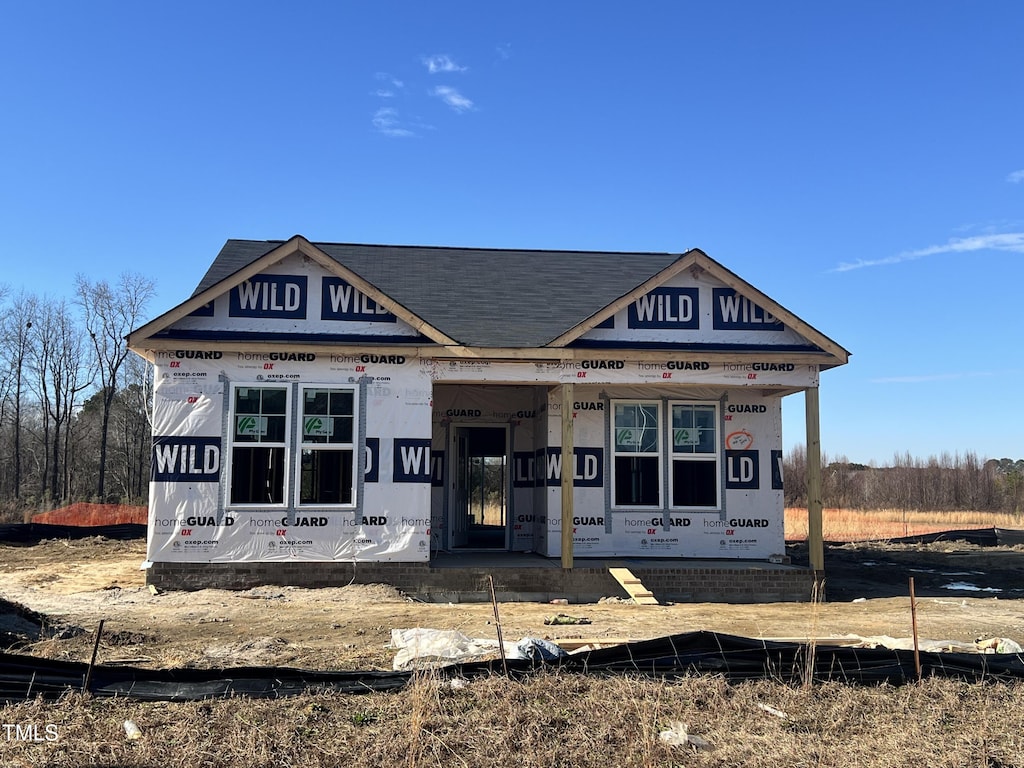 view of property in mid-construction