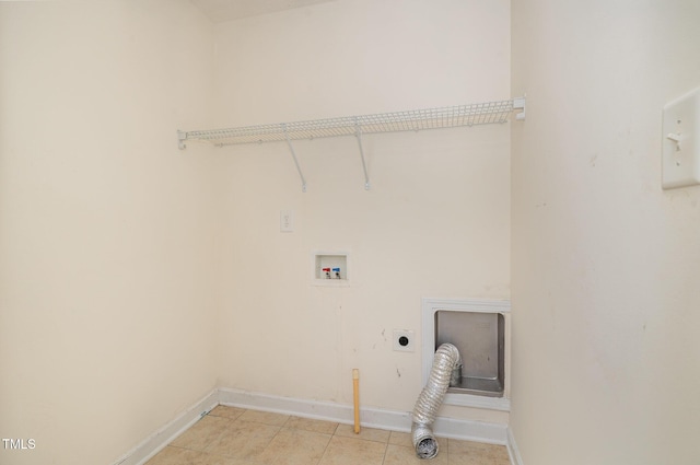 laundry room featuring electric dryer hookup and hookup for a washing machine