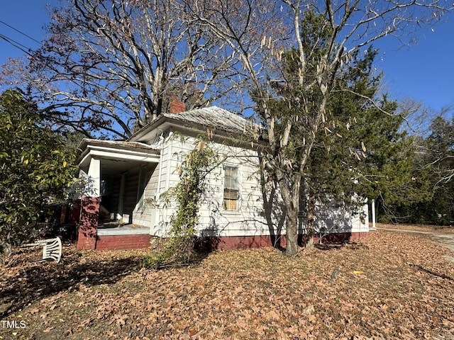 view of side of home