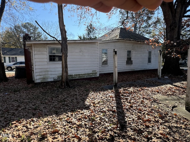 view of rear view of property