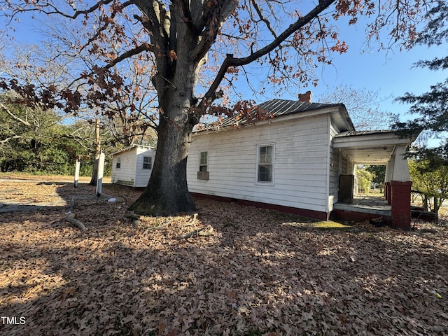 view of side of property