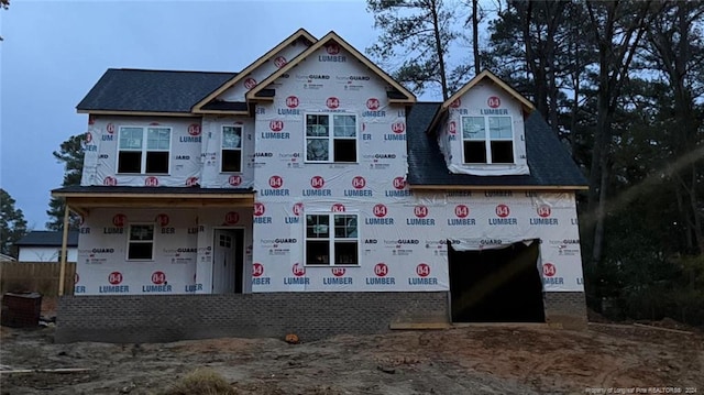 unfinished property featuring central AC