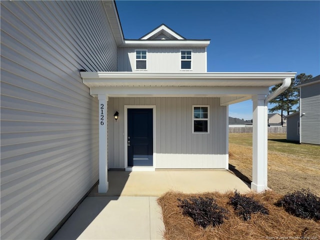 view of entrance to property