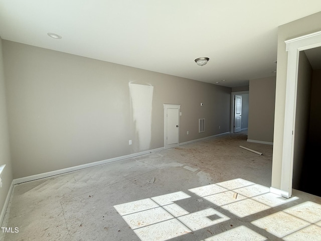 view of unfurnished room