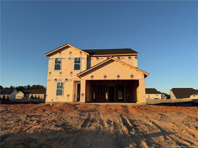 view of front of property