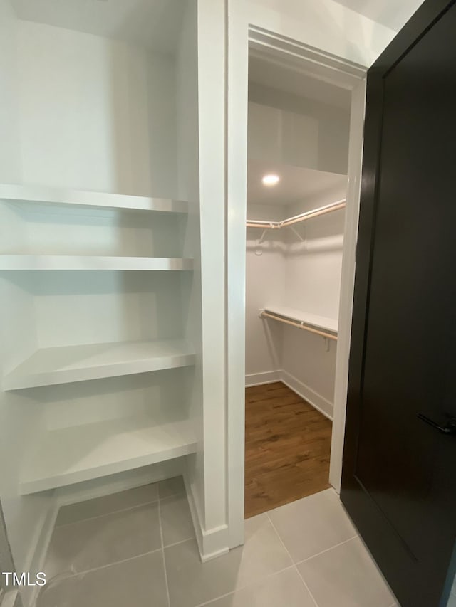 view of closet