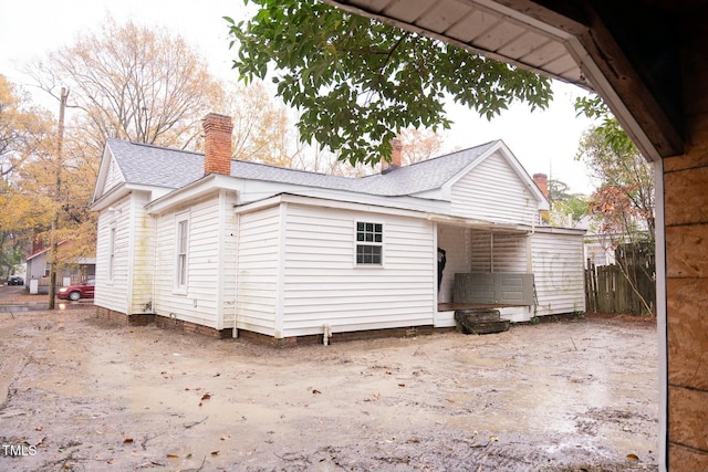 view of property exterior