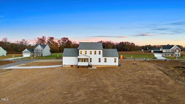 view of front of property