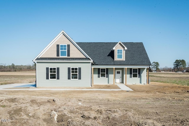 view of front of house with covered porch