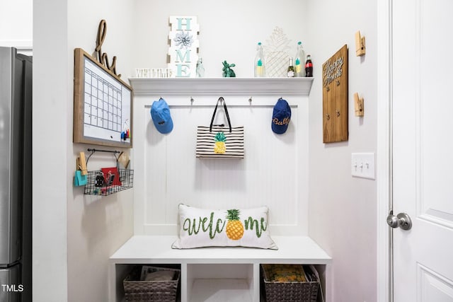 view of mudroom