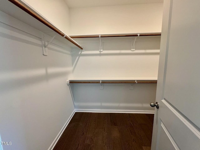 19 Covey Rise Way, Lillington, NC 27546 - walk in closet featuring dark wood-type flooring