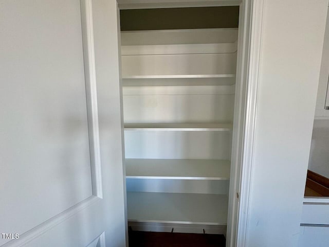 view of closet