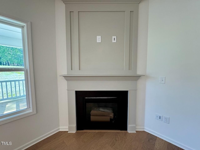 45 Covey Rise Way, Lillington, NC 27546 - detailed view of a fireplace and wood finished floors