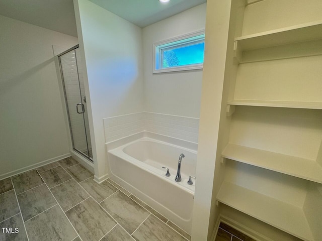 45 Covey Rise Way, Lillington, NC 27546 - full bathroom with a bath and a shower stall
