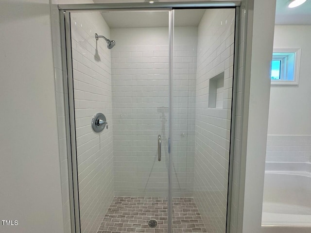 45 Covey Rise Way, Lillington, NC 27546 - bathroom featuring a shower stall and a bath