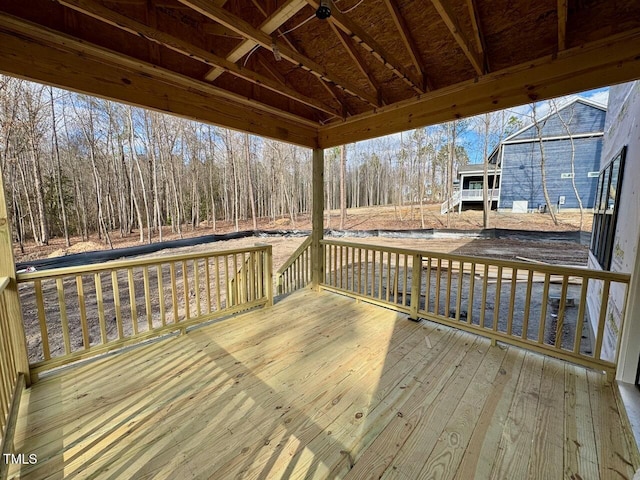 view of deck