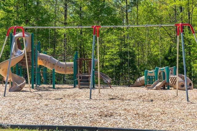 view of jungle gym