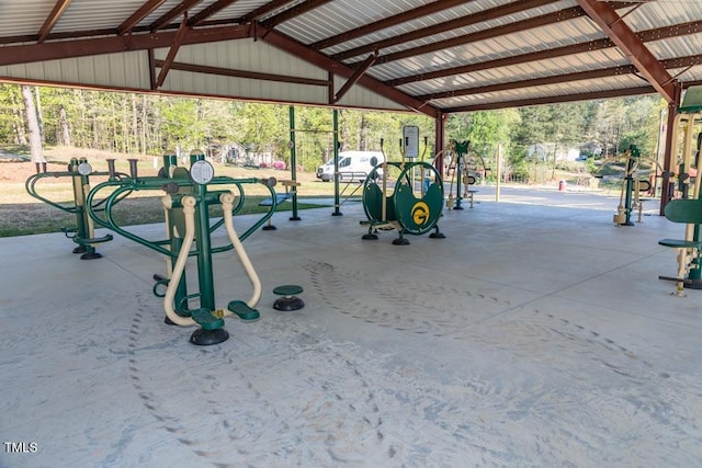 surrounding community featuring a playground