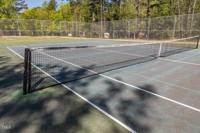 view of sport court