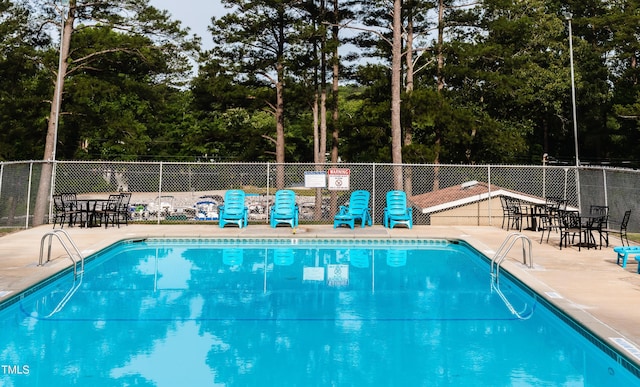 view of pool