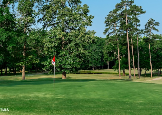 surrounding community featuring a lawn