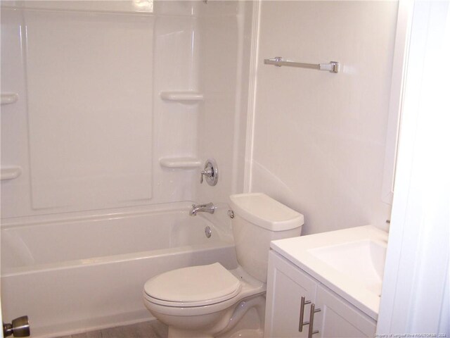 583 Winding Creek Rd Unit H, Fayetteville, NC 28305 - full bathroom featuring vanity, shower / bath combination, and toilet