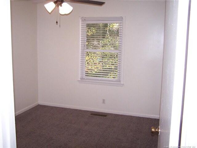 583 Winding Creek Rd Unit H, Fayetteville, NC 28305 - carpeted empty room featuring ceiling fan
