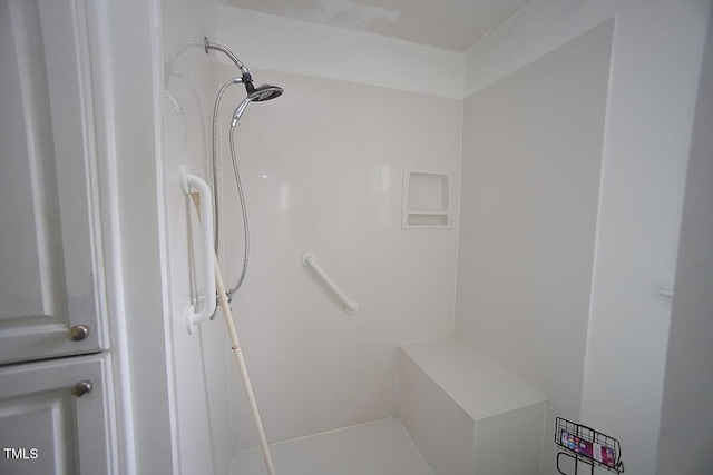 bathroom with walk in shower