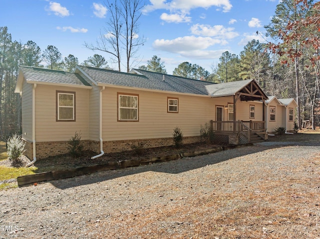 view of front of house